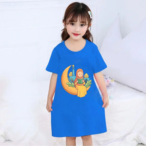 GG Dress Anak Baju Lebaran Ramadhan Dress Anak Fashion MuslimTerbaru Motif Syarifa
