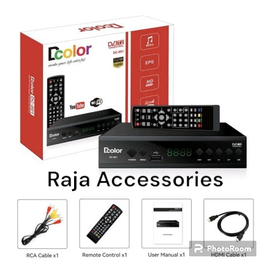 STB SET TOP BOX D COLOR LARIS MANIS