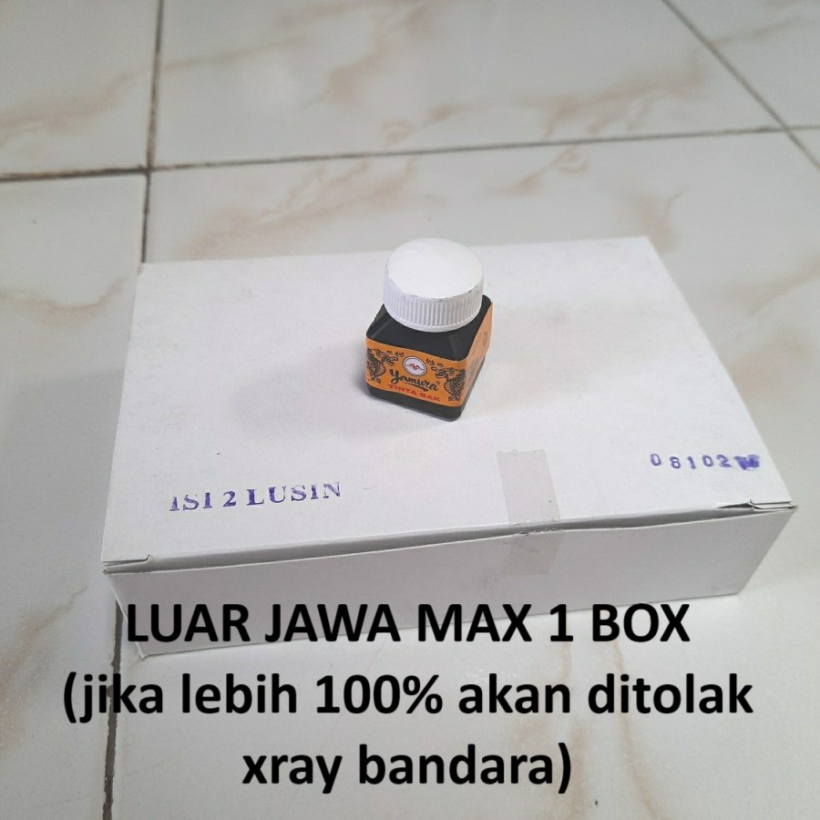 

1 BOX (24 BUAH) Tinta Bak Yamura 10cc 231 Hitam Tinta Cap Jempol