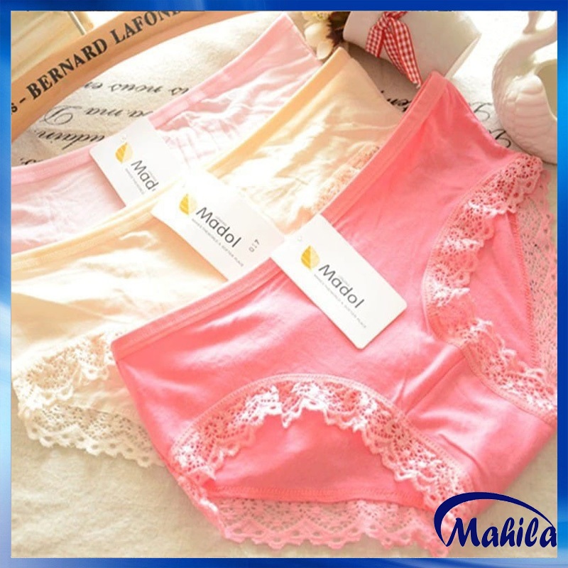 Mahila pakaian dalam wanita Celana Dalam wanita Kathok Fashion Wanita Renda Kancut Kolor Undies CD c