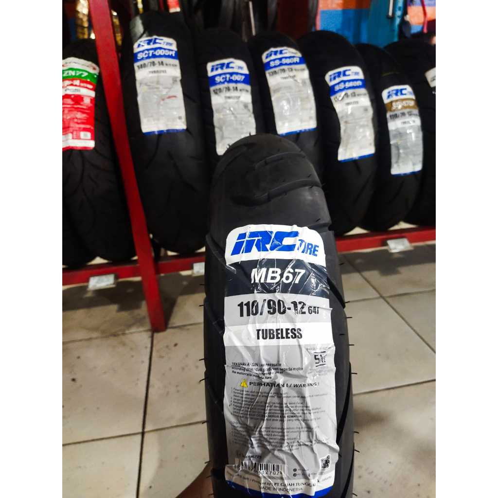 BAN IRC MB67 110/90-12 TUBELESS