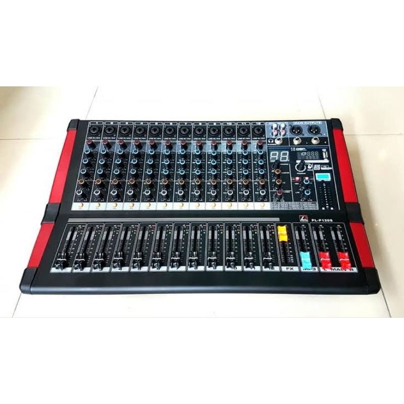 POWER MIXER AUDIO PASLINE PL-P120S 12 CHANNEL BLUETOOTH PL P120S