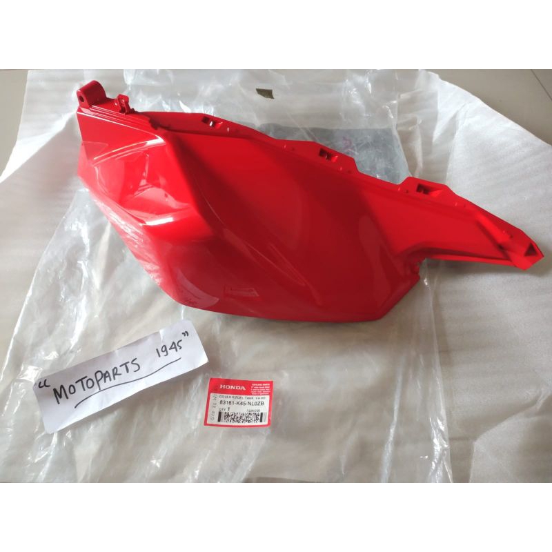 COVER TANGKI KANAN CBR150R K45R MERAH ORI AHM