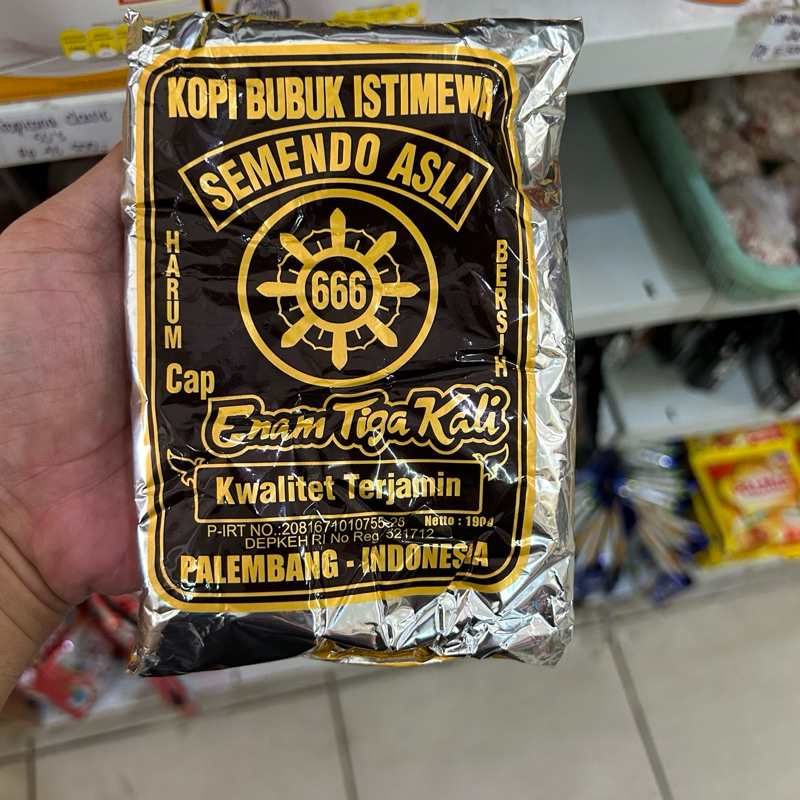 

Kopi bubuk semendo 666 190gram