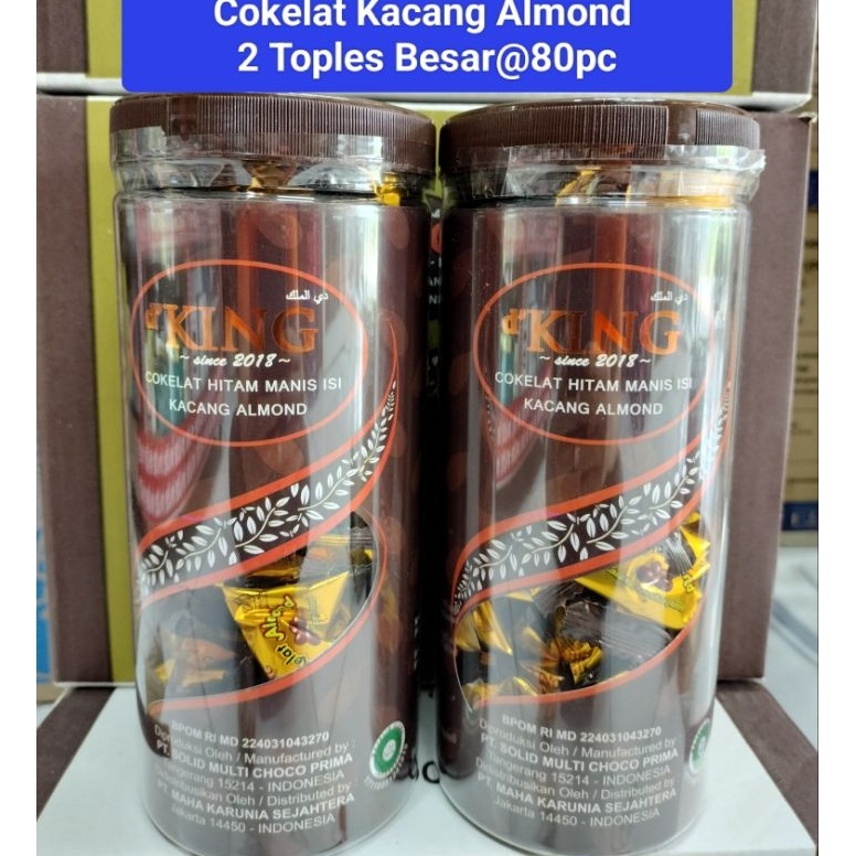 

KODE J16H 2 Toples Besar Cokelat Kacang Almond dKing