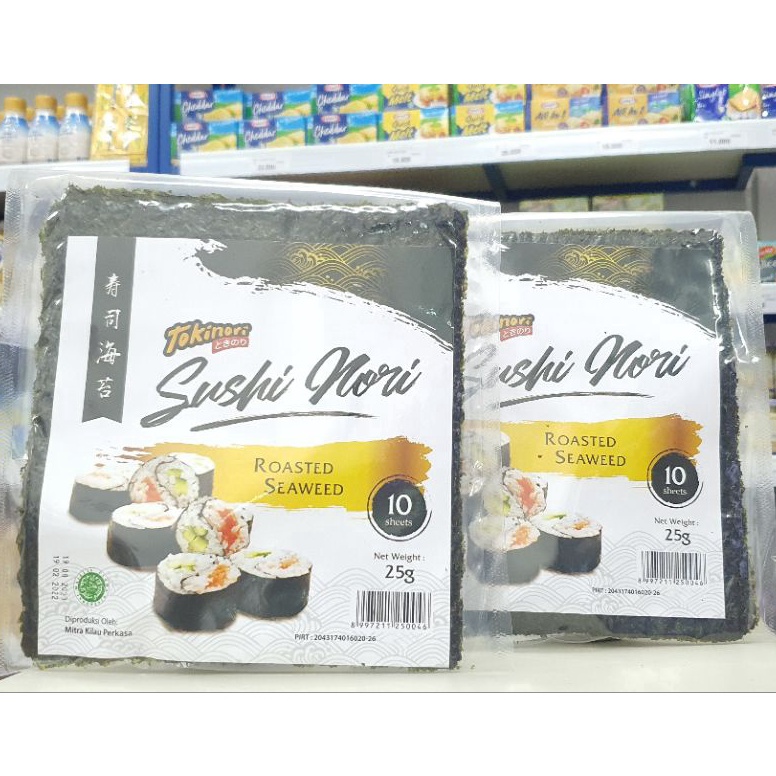 

KODE R67G Tokinori Nori Sushi Nori Rumput Laut Tokinori Isi 1Pcs