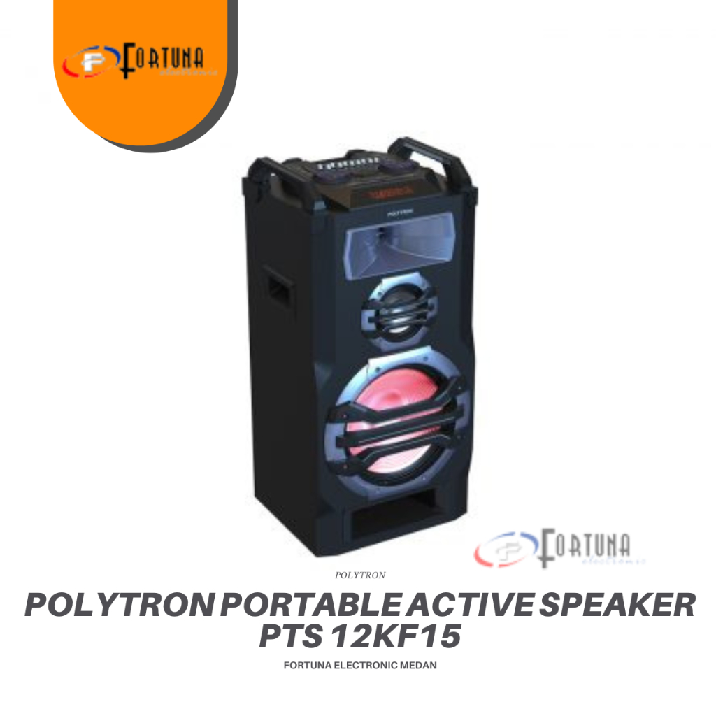 SPEAKER AKTIF POLYTRON PTS 12KF15 MEDAN BISA GOSEND