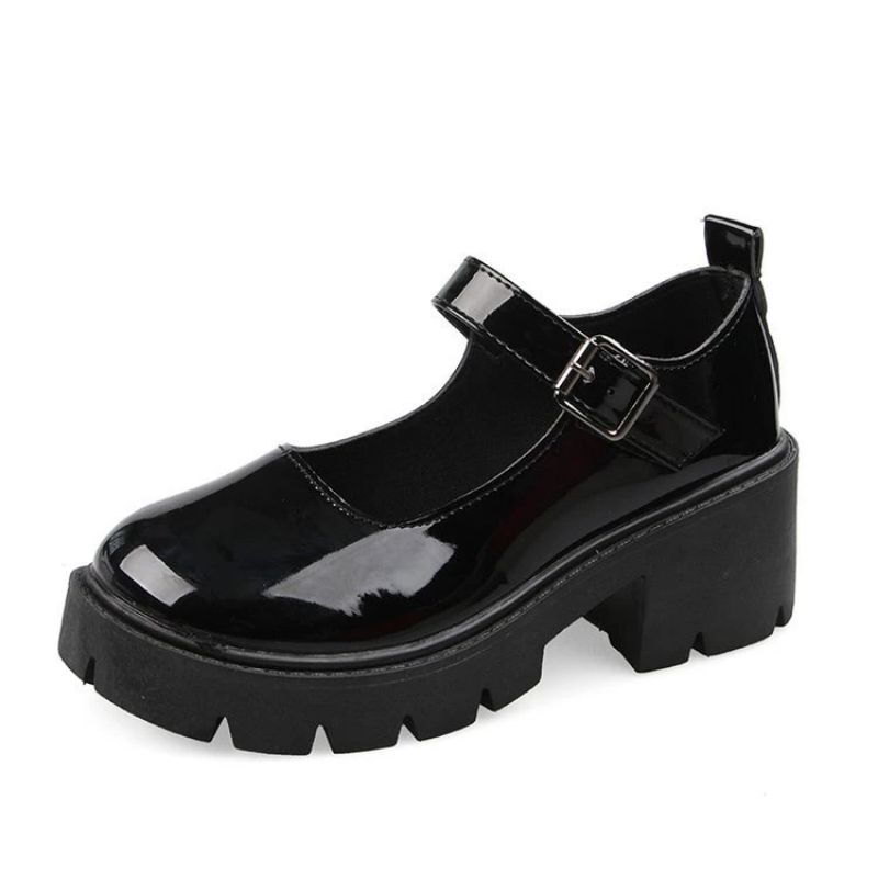 sepatu wanita hitam/ sepatu wanita korea/ sepatu high heels