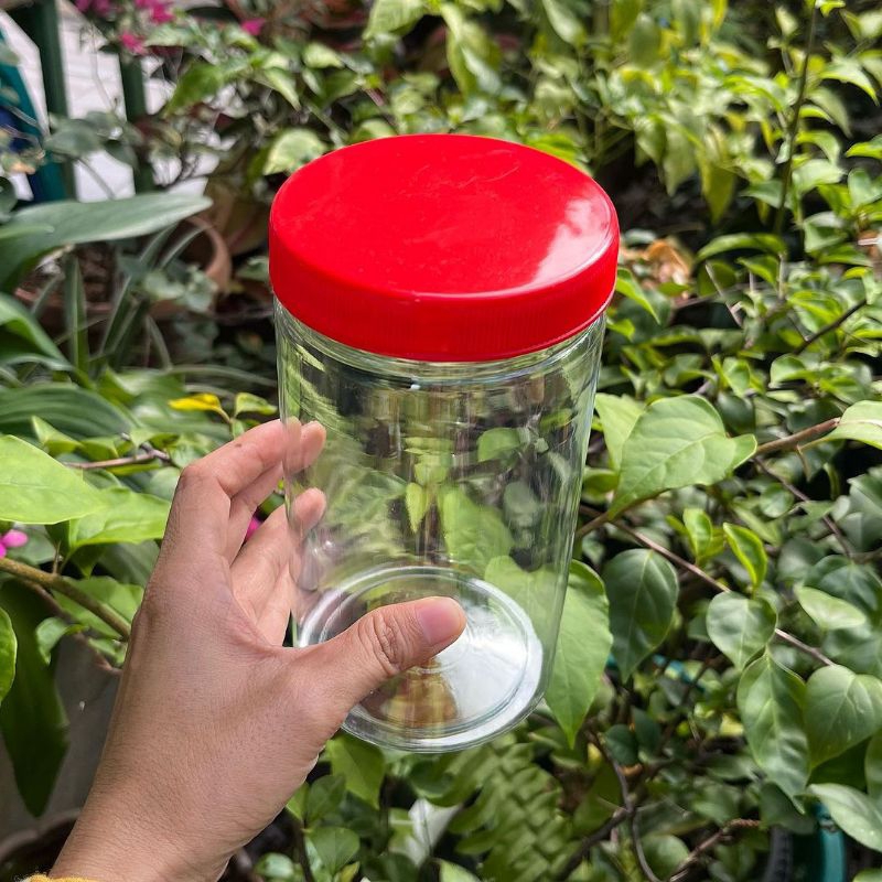 Toples 1 Liter Tutup Merah Plastik