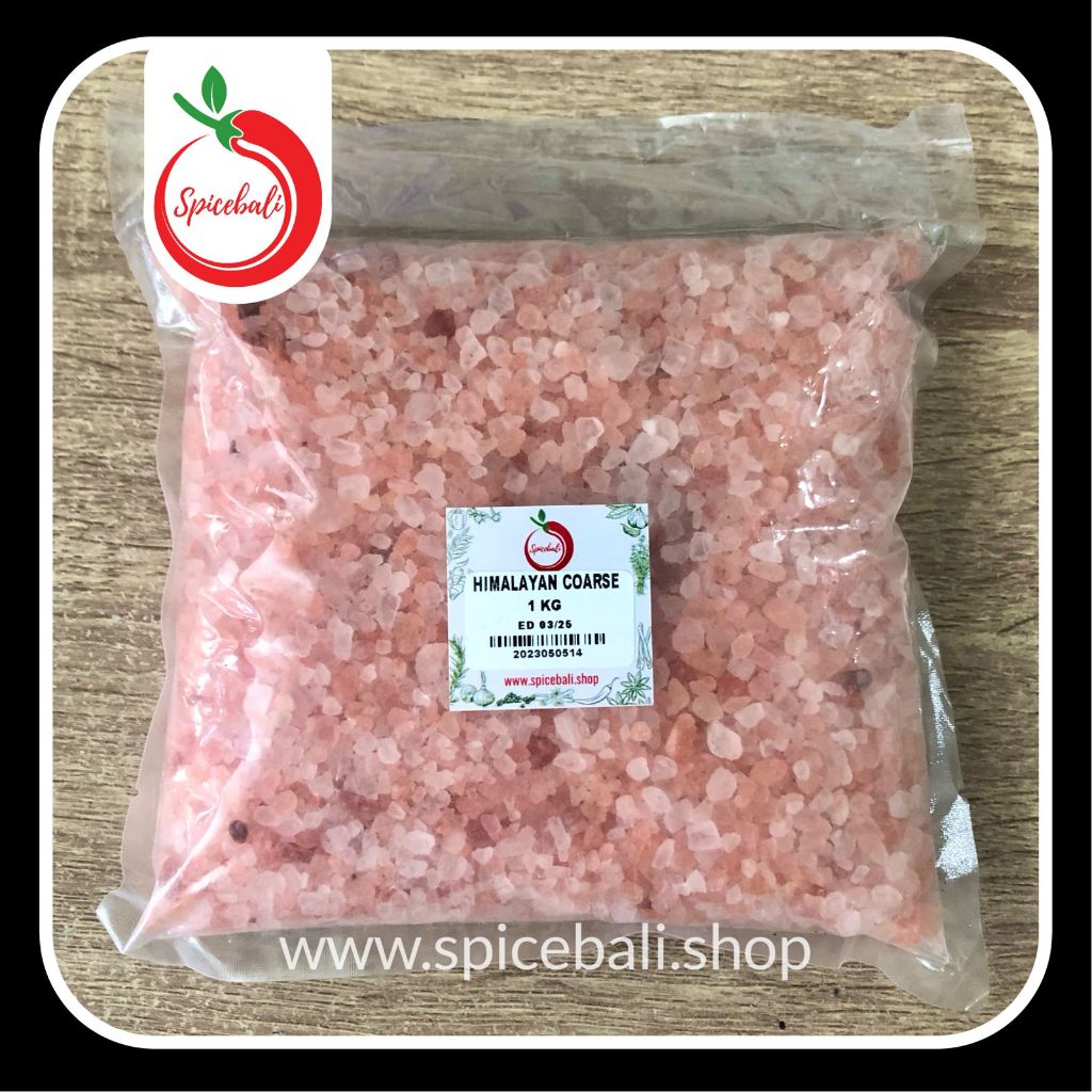 

Garam Pink Himalaya Kasar 1 kg / Himalayan Pink Salt Coarse 1 kg / Himalaya Pink Salt Rock