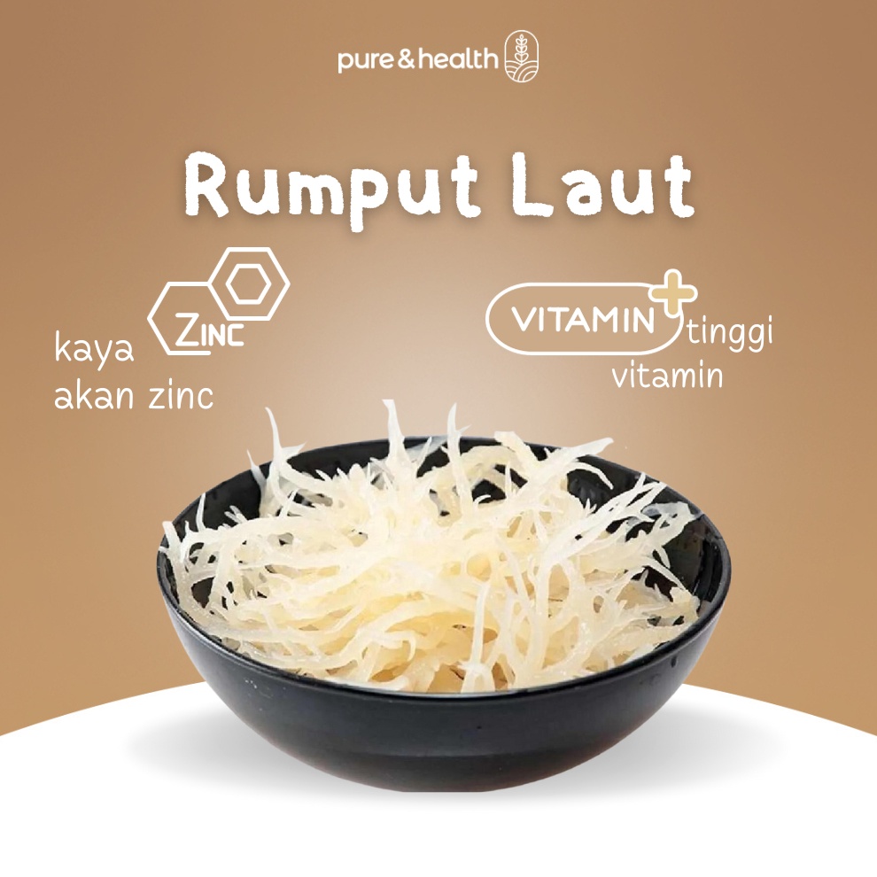 

KODE Q59O Rumput Laut Kering Putih 1 Kg Natural Super Food