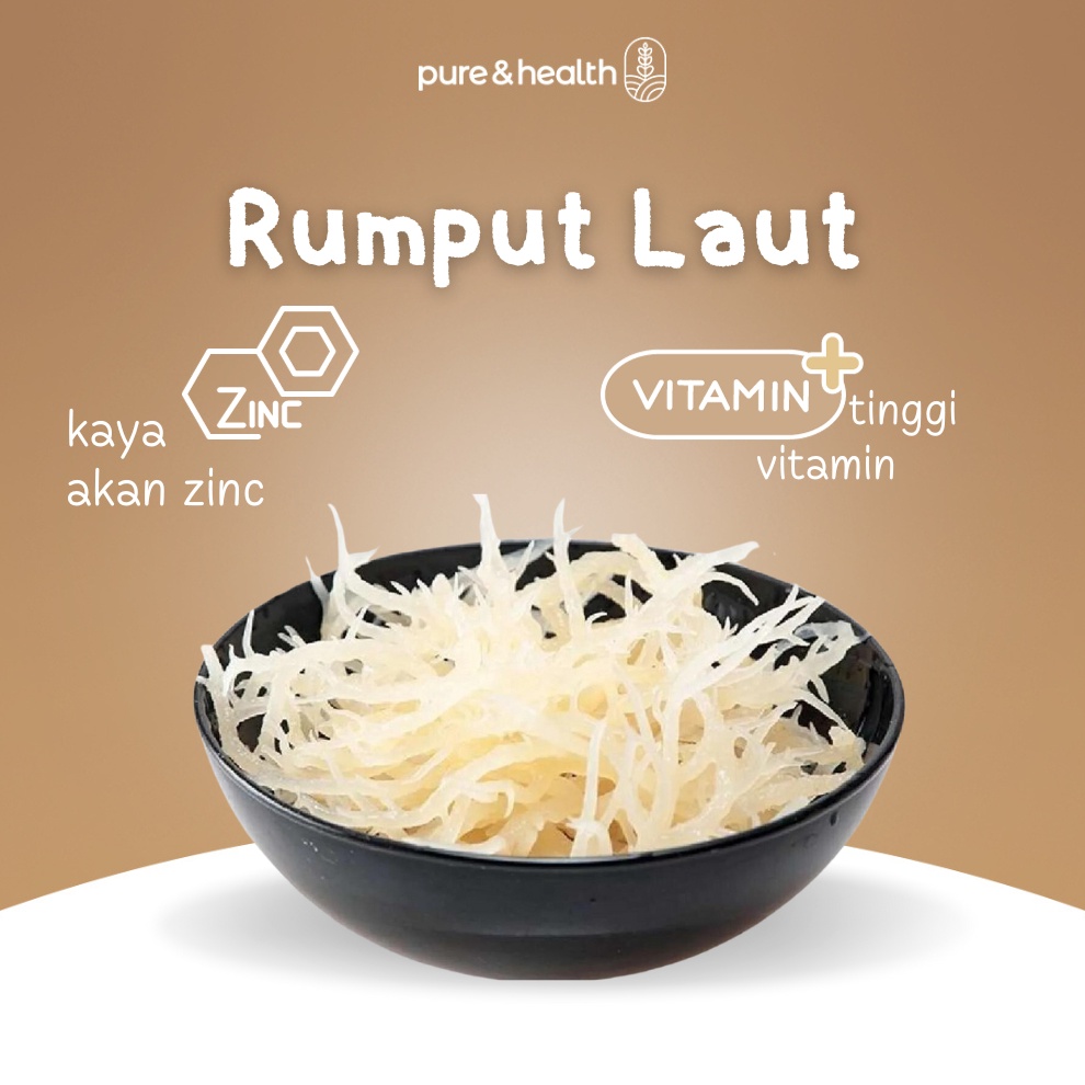 

KODE Q59O Rumput Laut Kering Putih 1 Kg Natural Super Food