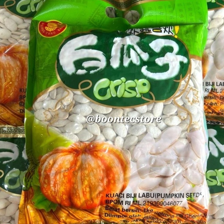 

KODE A73N Kuaci Putih Biji Labu Kemasan 1 Kilo Kwaci Putih Crispy Import