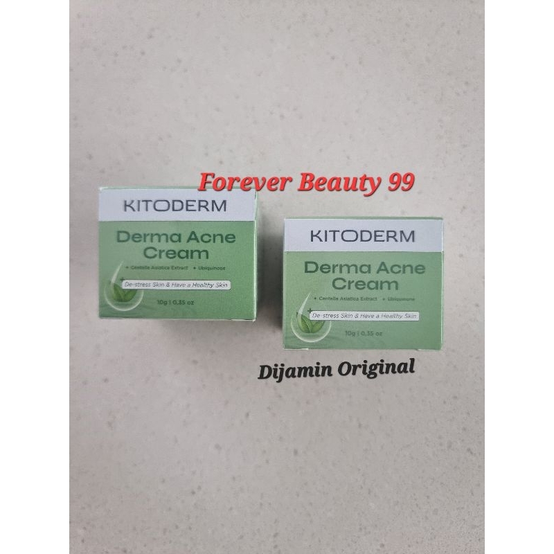 Kitoderm Derma Acne Cream - krim penghilang scar / bopeng bekas jerawat ampuh