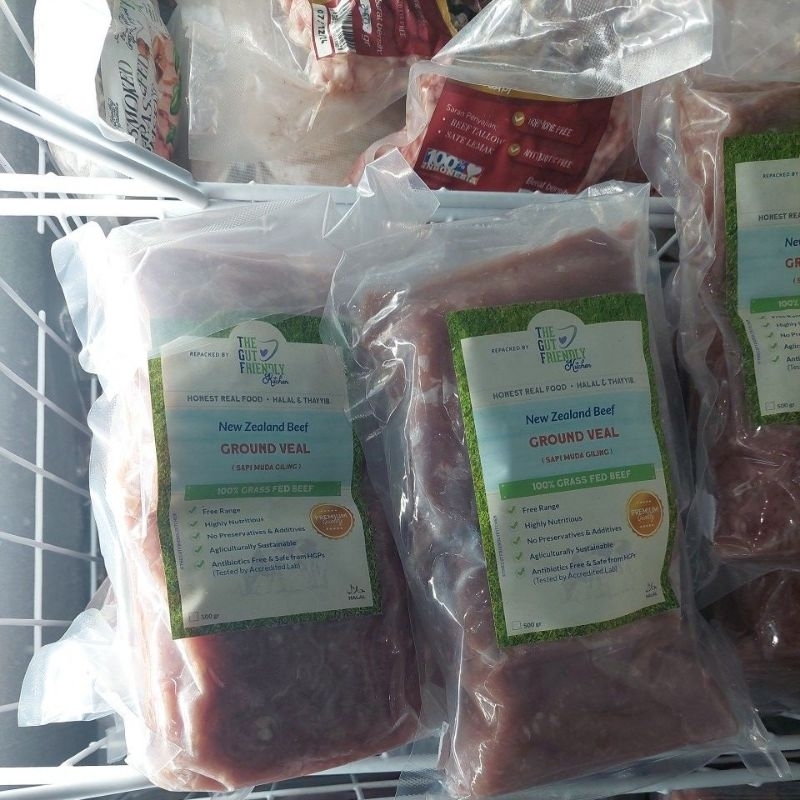 

Daging Sapi Giling Organik Grass Fed (Ground Veal) New Zealand Beef 500gr