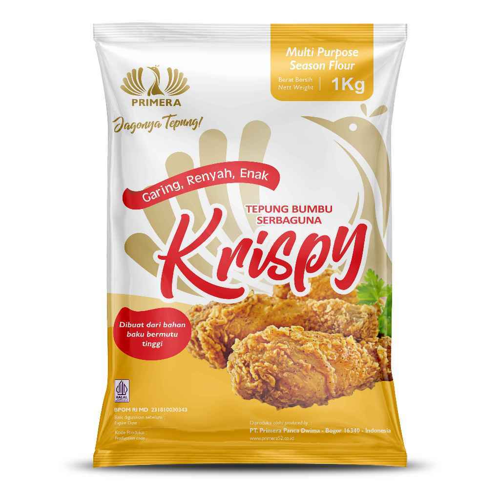 

Primera Tepung Bumbu Krispy 1kg | Crispy Serbaguna