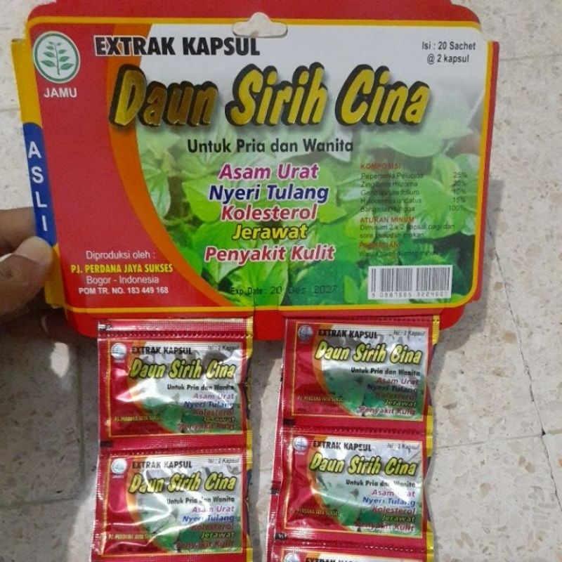 EXTRAK KAPSUL DAUN SIRIH CINA ORI