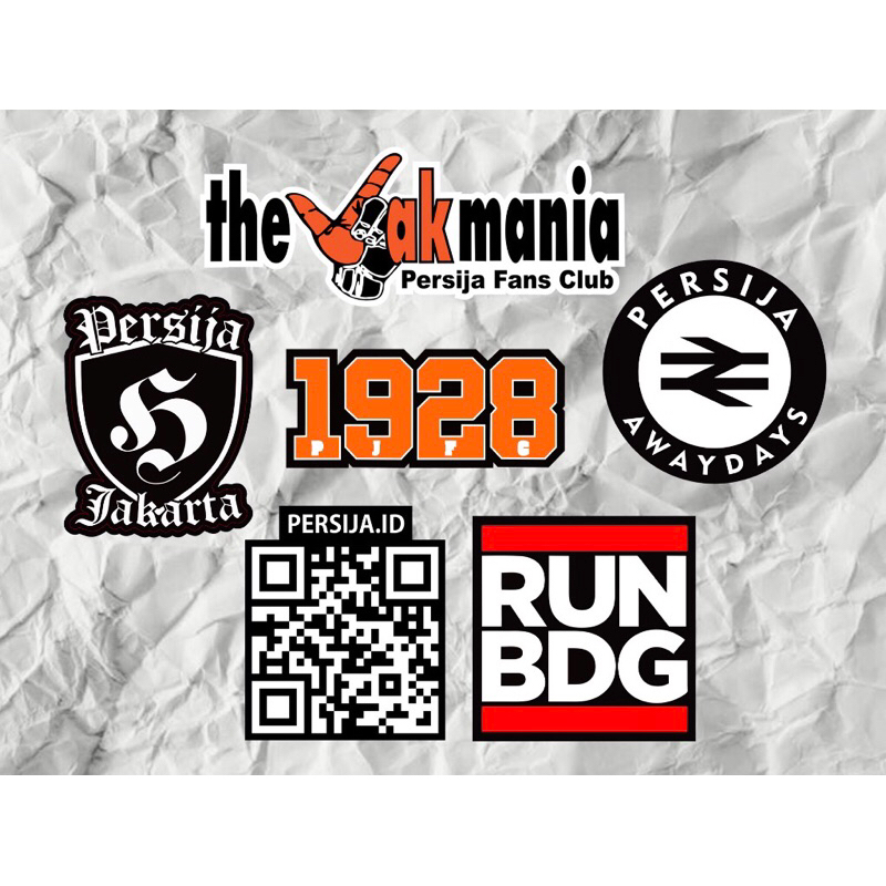 

sticker pack the jakmania jakarta 1928