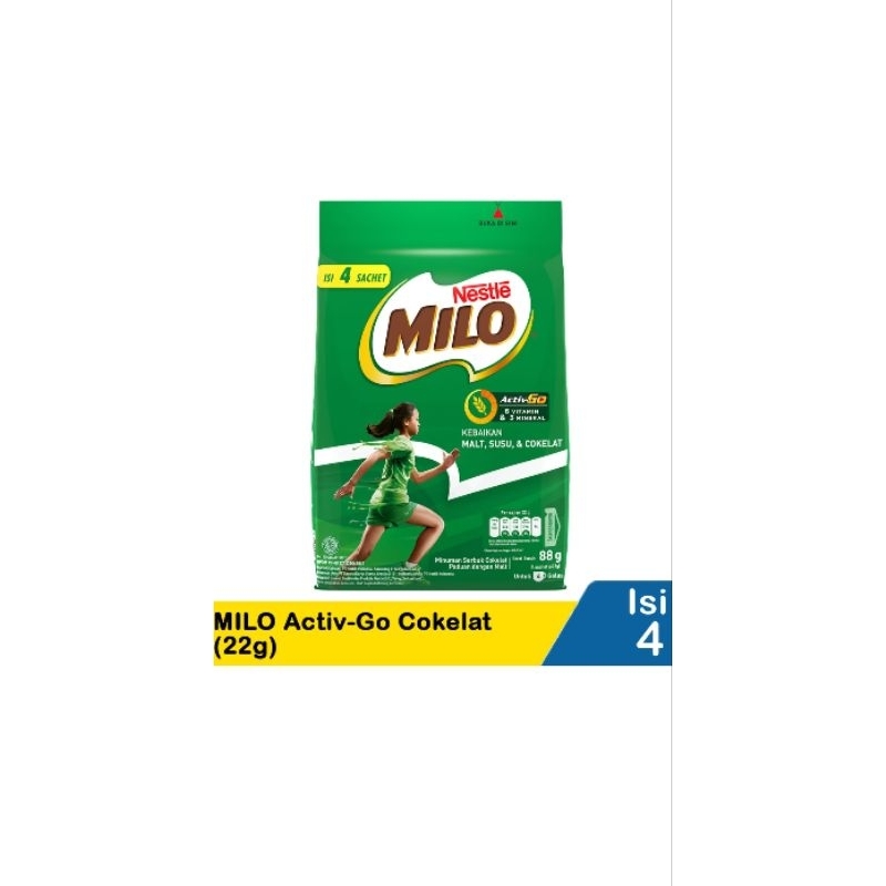 

Milo Active Go Coklat 4's