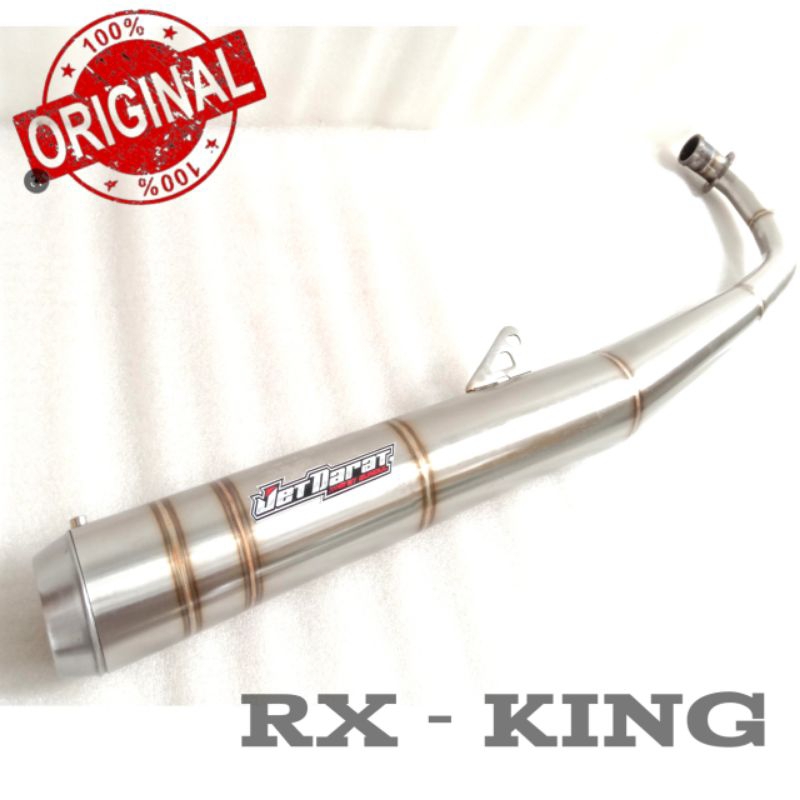 Knalpot standar racing RX king RX spesial stenlis Original
