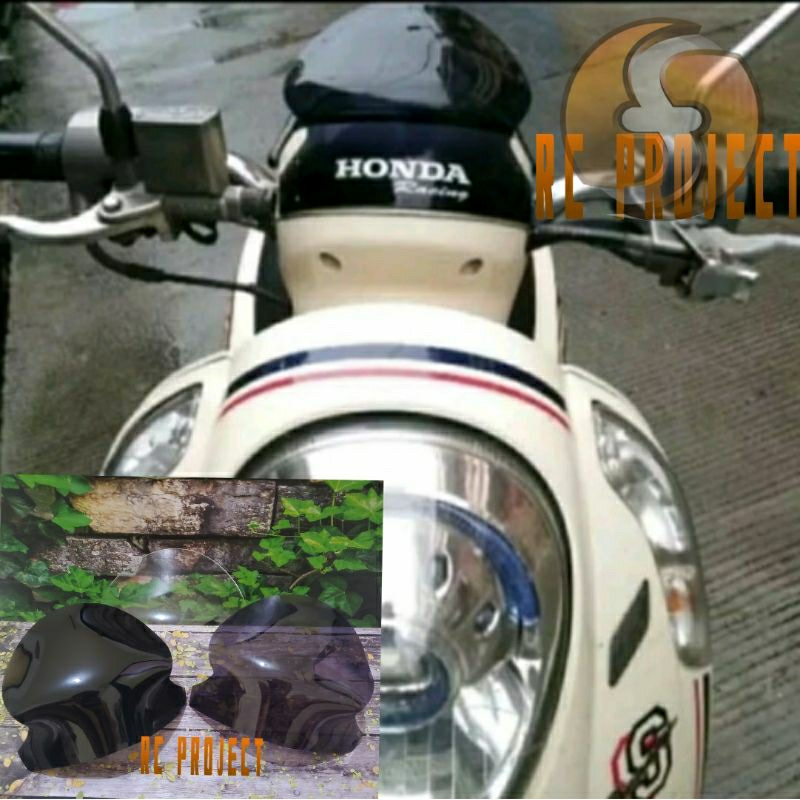 NEW VISOR SCOOPY F1 WINDSHIELD / VISOR HONDA SCOOPY F1