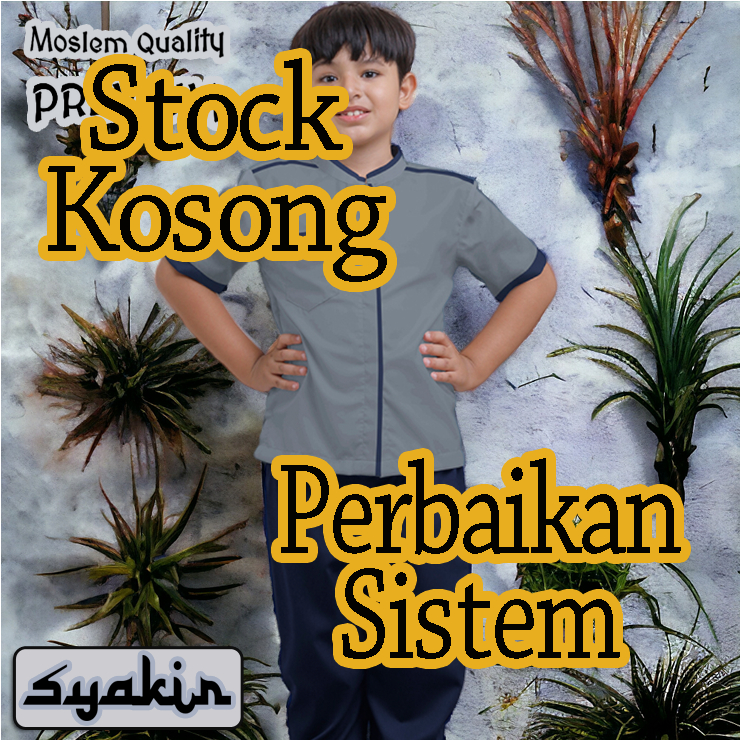 Baju Koko Kurta Anak Tanggung Lengan Pendek Premium