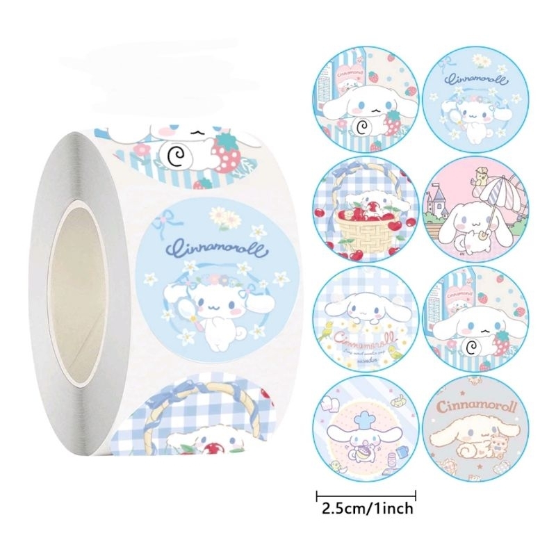 

Sticker Label Decor Stiker Anak Gambar Cinnamon Roll 2.5cm 500pcs Cinnamoroll sanrio