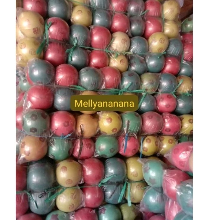 Bola plastik besar 1pak isi 6pcs bola futsal plastik