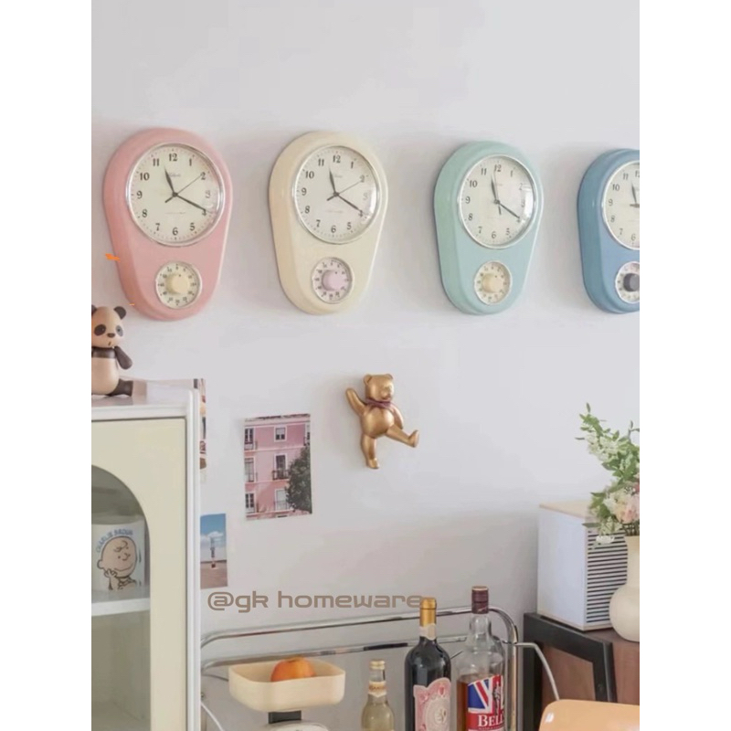 SONA Vintage Wall Clock / Jam Dinding Vintage / Jam Dapur / Korea Clock