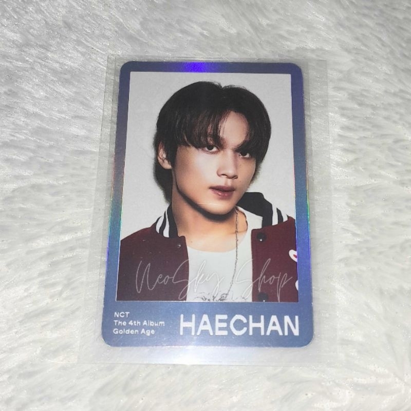 NCT Official Photocard STC Haechan Trading Card NCT Nation/ Golden Age White ver.