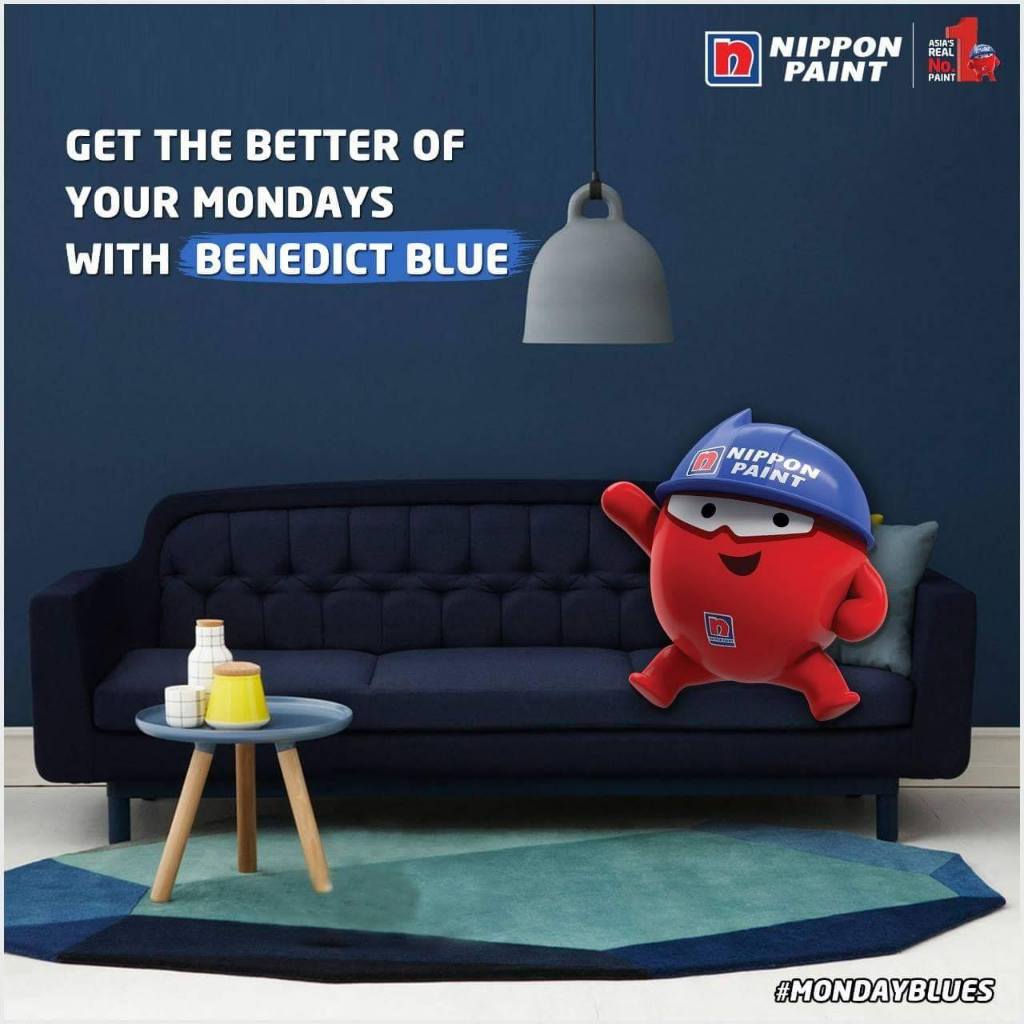 CAT TEMBOK INTERIOR DAN EKSTERIOR NIPPON PAINT - BENEDICT BLUE/PB1512A