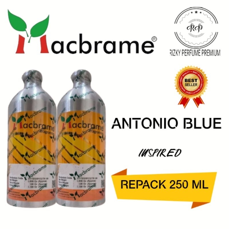 ANTONIO BLUE MACBRAME 250 ML