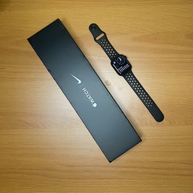 Apple Watch Series 7 iwatch 41mm Nike Edition Midnight Aluminium Case With Sportband Original - Seco