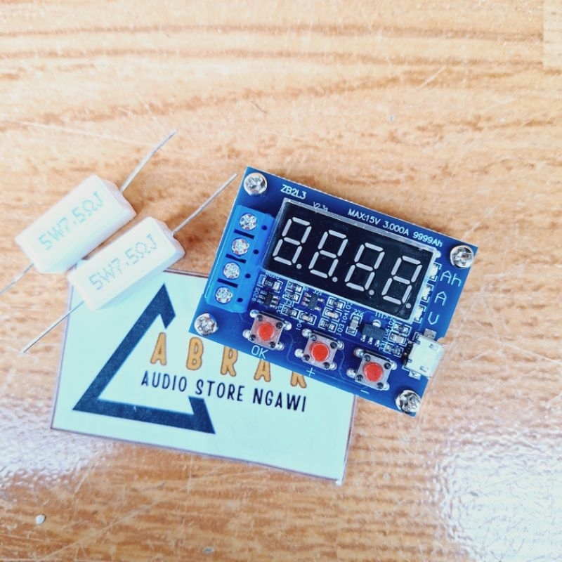 Zhiyu Battery Capacity Meter Alat Ukur Kapasitas Baterai Lithium