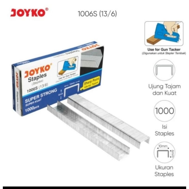 

Isi Staples Joyko 1006s (13/6) 1000pcs