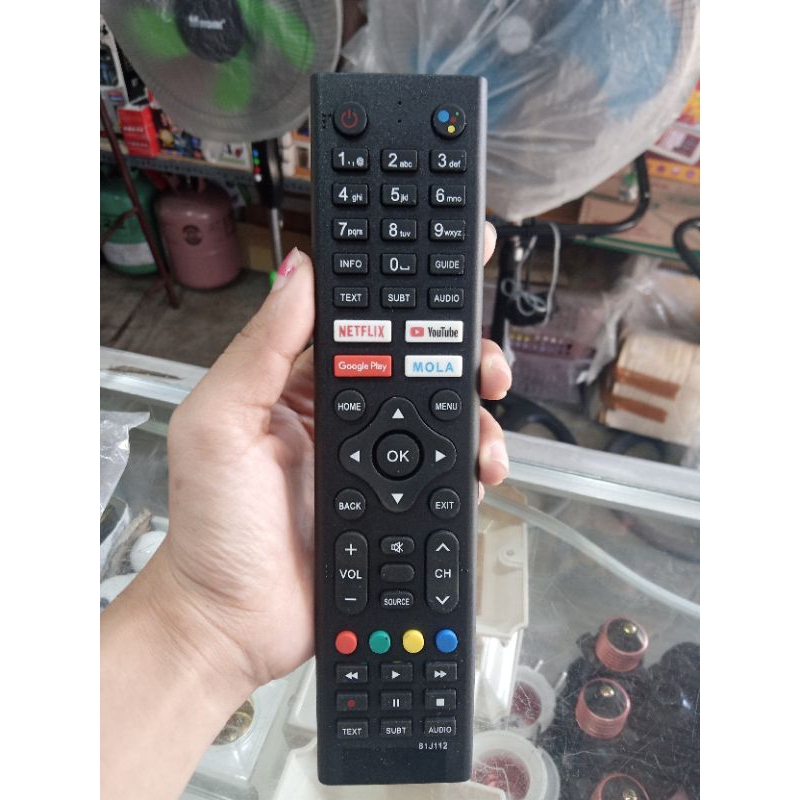 Remot Remote TV Polytron LCD LED Android Smart TV