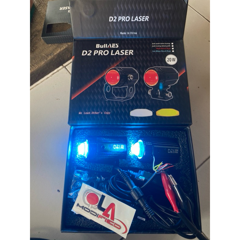 D2 Pro Laser Bullaes 15watt & 20watt Putih - Kuning & RX1