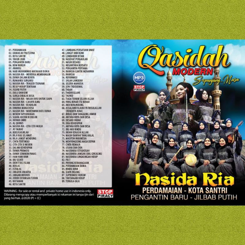 KASET MP3 QASIDAH NASIDA RIA