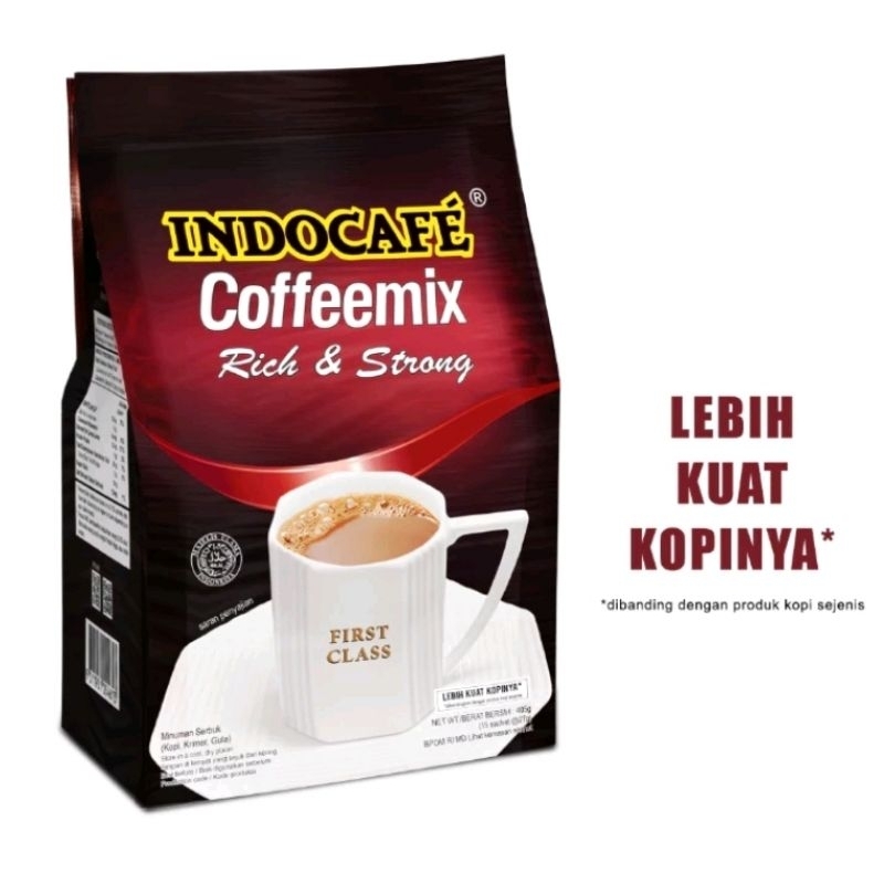 

Indocafe Coffeemix Rich Strong isi 15 sachet