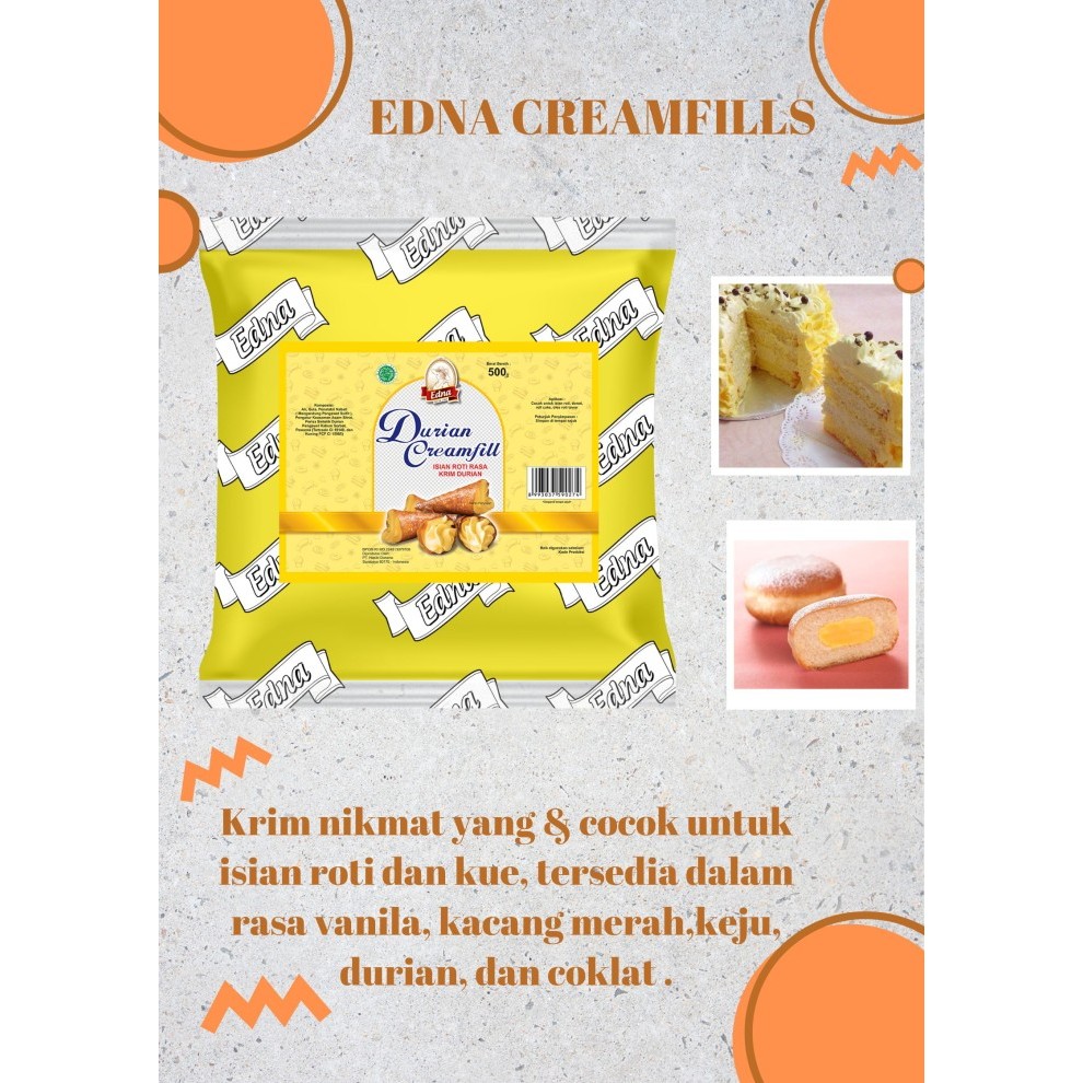 

EDNA Creamfills Durian 500 gram