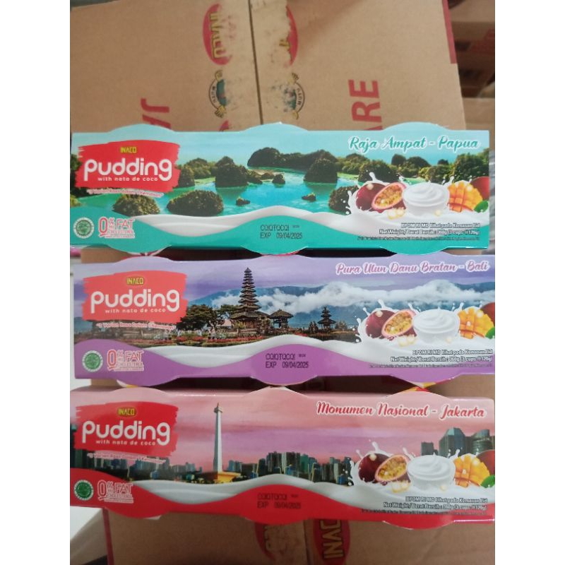 

inaco pudding Nusantara isi 3pcs