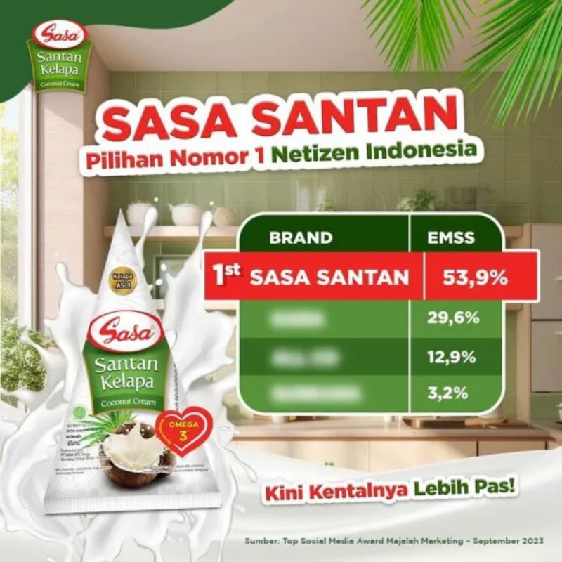 

sasa santan 65ml