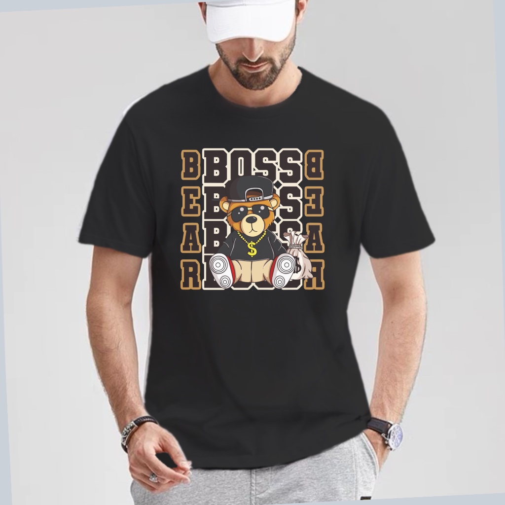 Kaos Tshirt Distro Bear Series BEAR BOSS