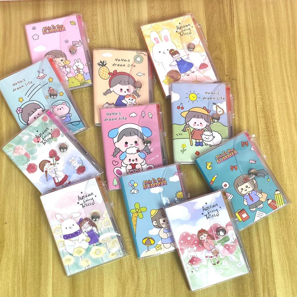 HD Pocket Notebook A7-60+Pulpen/Buku Catatan Kecil/Small Diary/Agenda