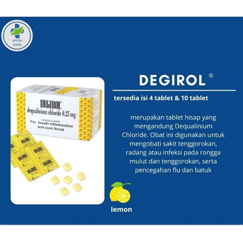 DEGIROL TABLET HISAP