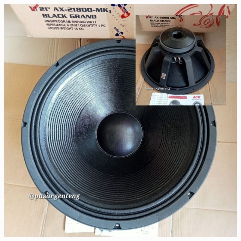 Speaker 21in ORI ACR 21800 black grand spiker 21 inch acr Woofer