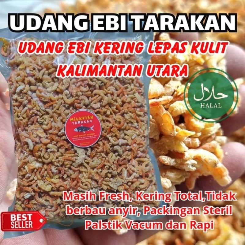 

500gr -1 kg Udang Ebi Kering Halus Tarakan Kalimantan Utara, Kwalitas Super Export