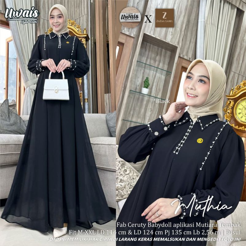 muthia gamis terbaru ori uwais