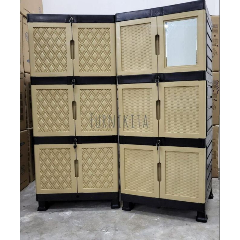 LEMARI GUNPLAS S3 (TANPA KACA)