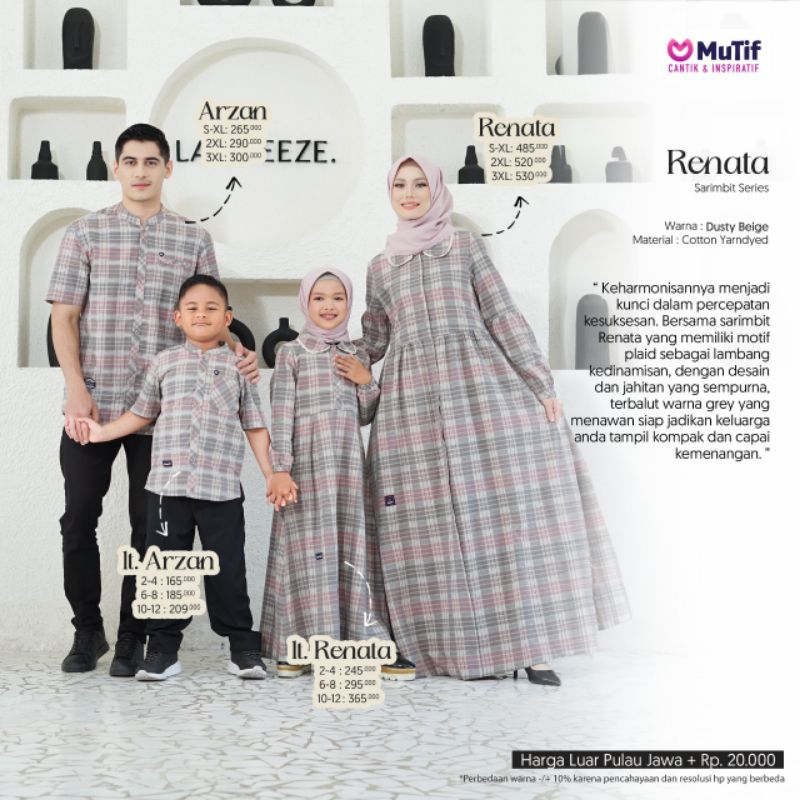 Renata Sarimbit Series by Mutif | Sarimbit 2024 | Sarimbit Keluarga Mutif 2024 | Sarimbit 2024 | Sar
